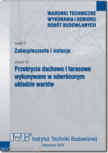 Przekrycia dachowe i tarasowe wykonywane w odwróconym układzie warstw